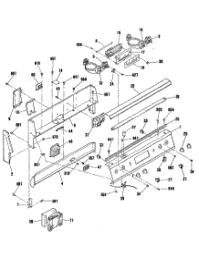 05 - Section5 parts for Ge Range JB571GM4 from AppliancePartsPros.com