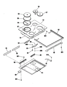 02 - Section2 parts for Ge Range JB571GM5 from AppliancePartsPros.com
