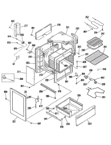 03 - Section3 parts for Ge Range JB575GR2BK from AppliancePartsPros.com