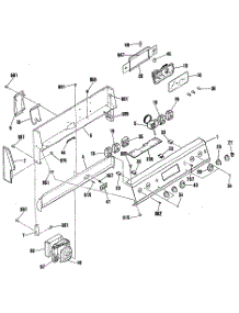 04 - Section4 parts for Ge Range JB575GR2BK from AppliancePartsPros.com