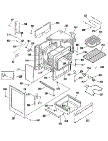 03 - Section3 parts for Ge Range JB575GS1BK from AppliancePartsPros.com