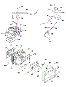 04 - Section4 parts for Ge Range JB575GS2BK from AppliancePartsPros.com