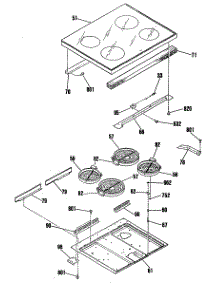 02 - Section2 parts for Ge Range JB575GS3BK from AppliancePartsPros.com