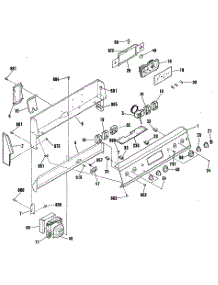 02 - Section2 parts for Ge Range JB575GS4BK from AppliancePartsPros.com