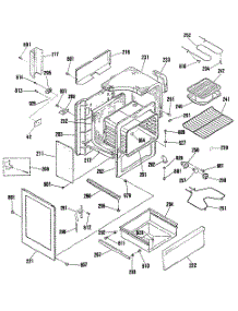 03 - Section3 parts for Ge Range JB576GR1 from AppliancePartsPros.com