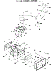 04 - Section4 parts for Ge Range JB576GR1 from AppliancePartsPros.com