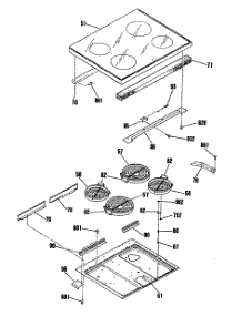02 - Section2 parts for Ge Range JB576GR4WH from AppliancePartsPros.com