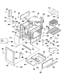 03 - Section3 parts for Ge Range JB578GP1 from AppliancePartsPros.com