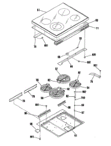 02 - Section2 parts for Ge Range JB578GP2 from AppliancePartsPros.com