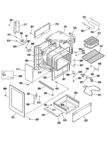 03 - Section3 parts for Ge Range JB578GP2 from AppliancePartsPros.com