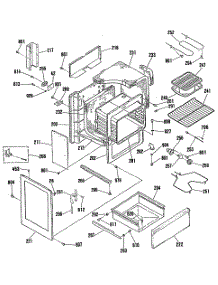 03 - Section3 parts for Ge Range JB578GS2BG from AppliancePartsPros.com