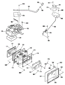 04 - Section4 parts for Ge Range JB578GS2BG from AppliancePartsPros.com