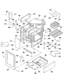 03 - Section3 parts for Ge Range JB579GR1 from AppliancePartsPros.com