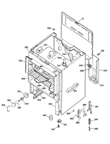 02 - Section2 parts for Ge Range JBC17GS1 from AppliancePartsPros.com