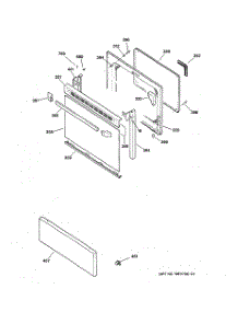 03 - Door parts for Ge Range JBP19GS1 from AppliancePartsPros.com