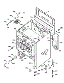 02 - Section2 parts for Ge Range JBP20GS1 from AppliancePartsPros.com