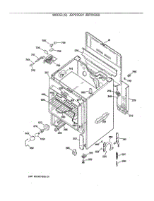 02 - Section2 parts for Ge Range JBP23GS1 from AppliancePartsPros.com