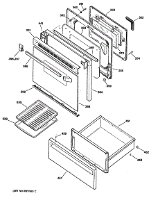 03 - Section3 parts for Ge Range JBP25GS1 from AppliancePartsPros.com