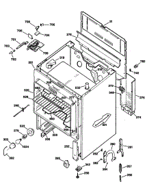 02 - Section2 parts for Ge Range JBP25GS2 from AppliancePartsPros.com