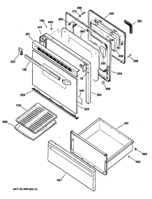 02 - Section2 parts for Ge Range JBP26AV1 from AppliancePartsPros.com