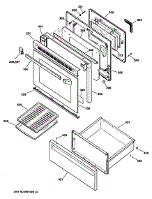 02 - Section2 parts for Ge Range JBP26WT1 from AppliancePartsPros.com