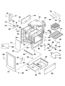03 - Section3 parts for Ge Range JBP29GM4WH from AppliancePartsPros.com