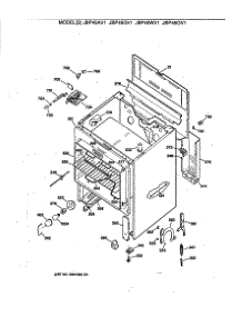 03 - Section3 parts for Ge Range JBP45GV1 from AppliancePartsPros.com