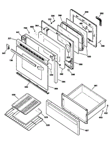 03 - Section3 parts for Ge Range JBP47GV1 from AppliancePartsPros.com