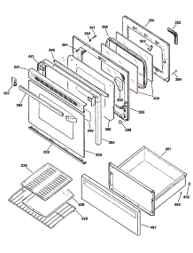 03 - Section3 parts for Ge Range JBP55GS1 from AppliancePartsPros.com