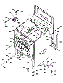 02 - Section2 parts for Ge Range JBP55GS2 from AppliancePartsPros.com