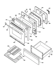 03 - Section3 parts for Ge Range JBP56GS2 from AppliancePartsPros.com