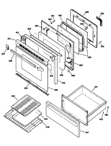 03 - Section3 parts for Ge Range JBP58GS1 from AppliancePartsPros.com