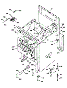 03 - Section3 parts for Ge Range JBP65GV1AD from AppliancePartsPros.com