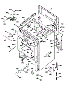 02 - Section2 parts for Ge Range JBP75GS2AD from AppliancePartsPros.com