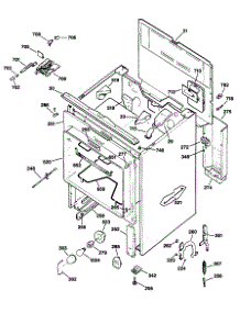 02 - Section2 parts for Ge Range JBP75GV1WH from AppliancePartsPros.com
