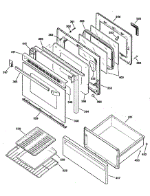 03 - Section3 parts for Ge Range JBP75WS1 from AppliancePartsPros.com