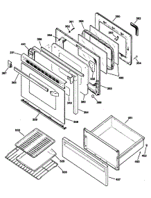 03 - Section3 parts for Ge Range JBP75WS2 from AppliancePartsPros.com