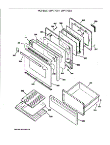 03 - Section3 parts for Ge Range JBP77GS2 from AppliancePartsPros.com