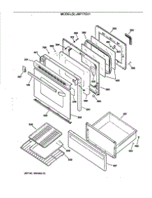 02 - Section2 parts for Ge Range JBP77GV1 from AppliancePartsPros.com