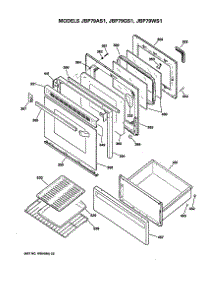 03 - Section3 parts for Ge Range JBP79GS1 from AppliancePartsPros.com