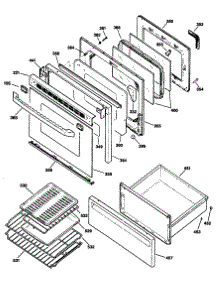 03 - Section3 parts for Ge Range JBP79GS2 from AppliancePartsPros.com
