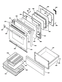 03 - Section3 parts for Ge Range JBP80GS1 from AppliancePartsPros.com
