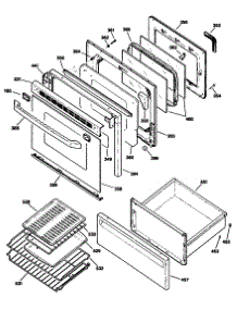 02 - Section2 parts for Ge Range JBP80WS2 from AppliancePartsPros.com