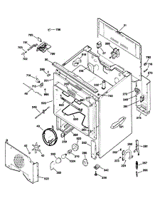 03 - Section3 parts for Ge Range JBP80WV1 from AppliancePartsPros.com