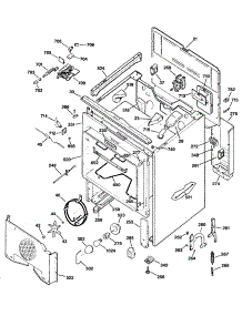 02 - Section2 parts for Ge Range JBP90GS1 from AppliancePartsPros.com