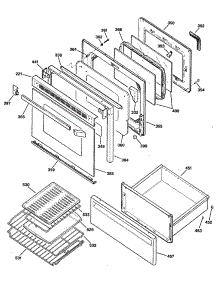 03 - Section3 parts for Ge Range JBP90GS1 from AppliancePartsPros.com