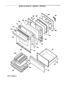 03 - Section3 parts for Ge Range JBP90GV1 from AppliancePartsPros.com