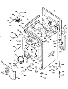 02 - Section2 parts for Ge Range JBP90WS2 from AppliancePartsPros.com