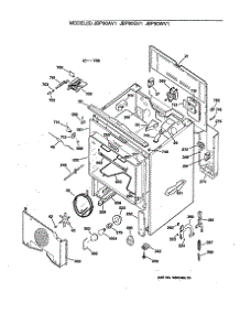 02 - Section2 parts for Ge Range JBP90WV1 from AppliancePartsPros.com