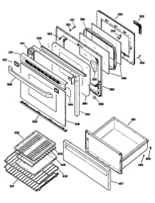 02 - Section2 parts for Ge Range JBP95GT3 from AppliancePartsPros.com